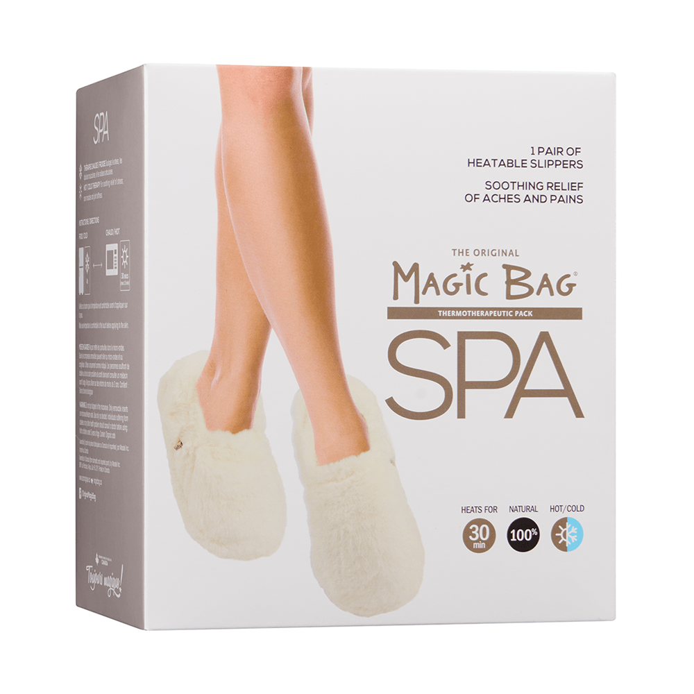 Microwavable Slippers: Soft Ivory Plush Warming Slippers