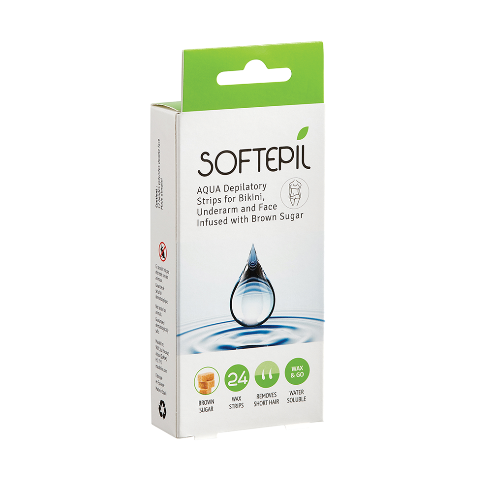Kit épilation 12 Bandes Dépilatoires Setablu Au Carbone Noir - Pour Corps Et Bikini, Neuf, Marque MEDIA WAVE