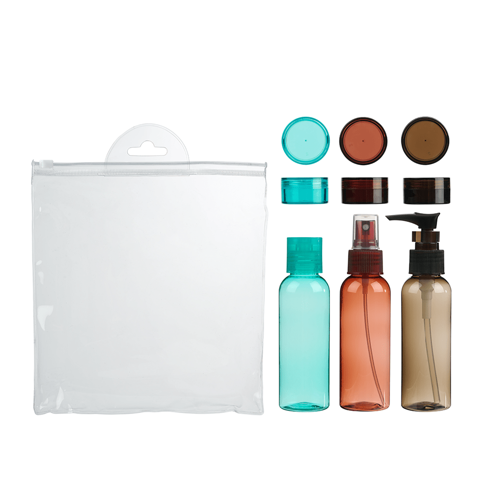 Acheter 7 pièce/ensemble voyage Mini maquillage cosmétique crème pour le visage bouteilles vide maquillage conteneur bouteille voyage Acheter 7 pièce/ensemble voyage Mini maquillage cosmétique crème pour le visage bouteilles vide maquillage conteneur bouteille voyage