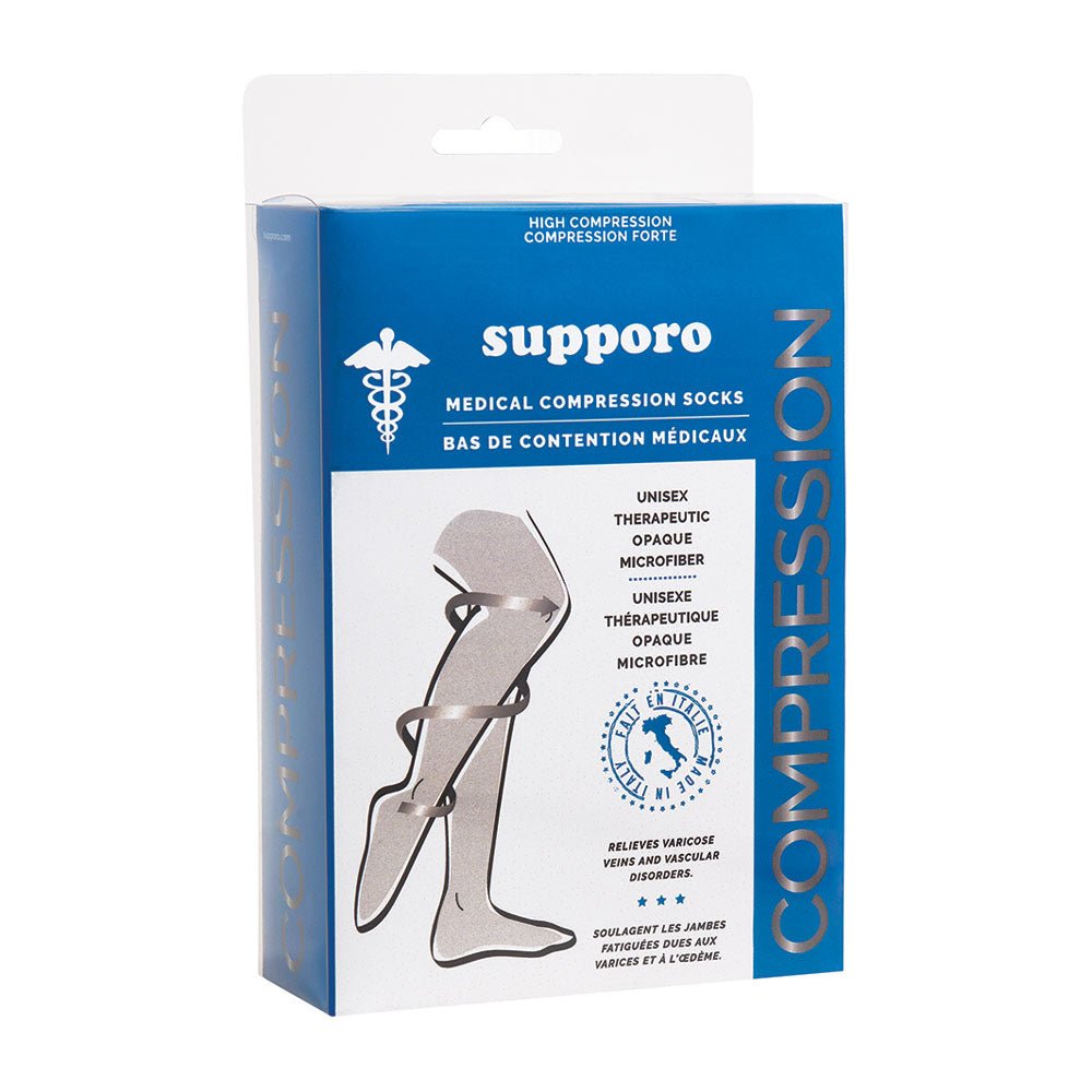 Medical Socks: Knee-High Toeless Compression Socks, 30-40