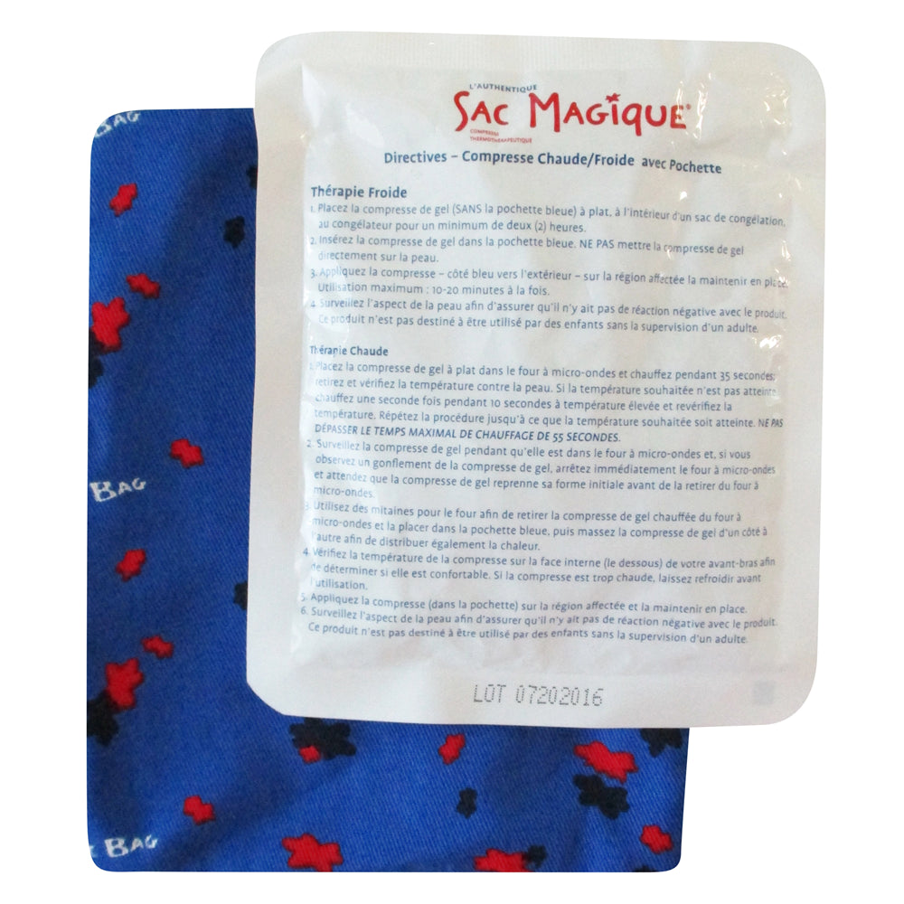 Sac Magique Compresse chaude / froide en gel - format voyage