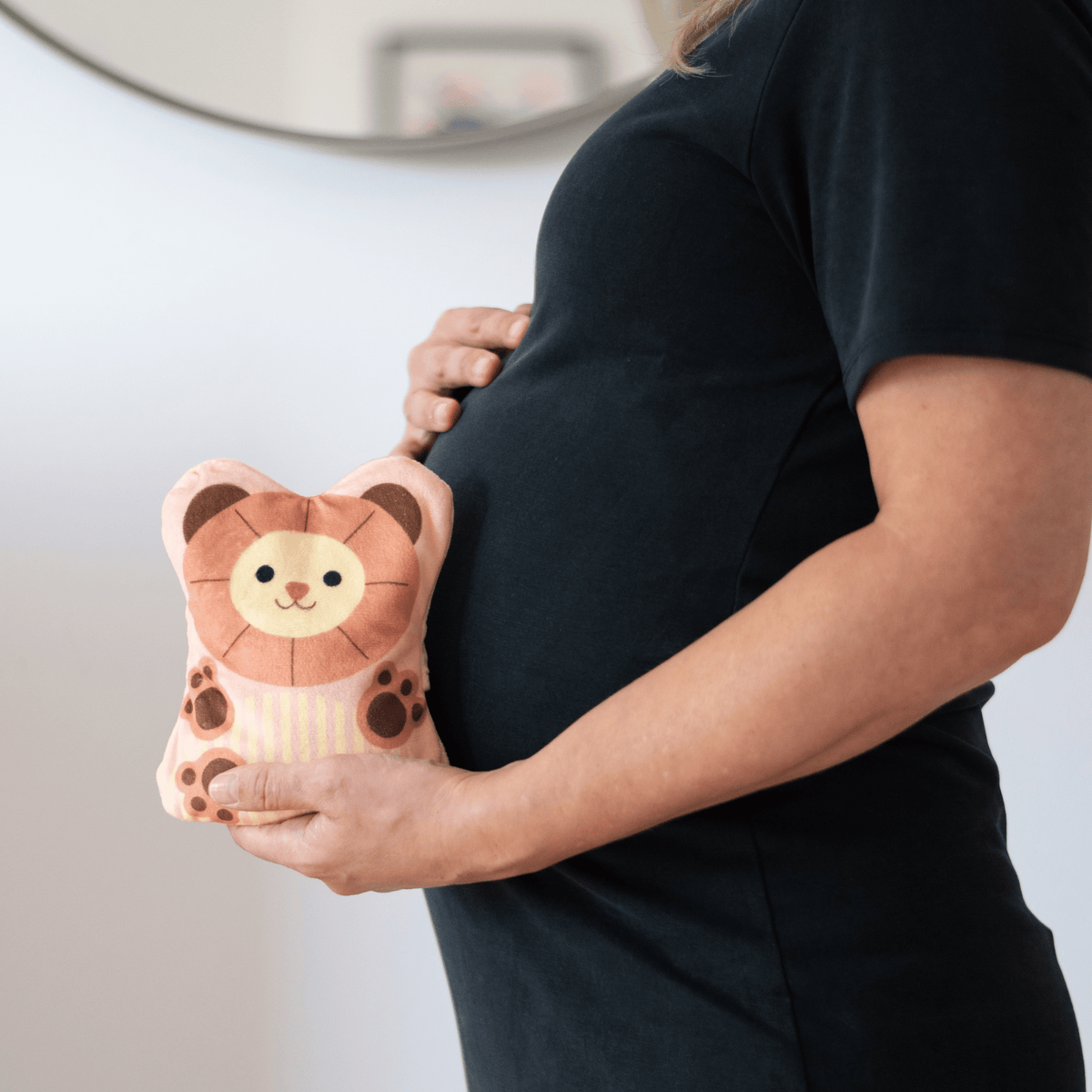 Warmy Bébé Milo le Lion | Compresse chauffante pour bébés 0+