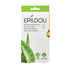 Body depilatory strips enriched with aloe vera packaging.