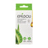Depilatory strips for bikini, underarm, and face enriched with Aloe Vera - SoftEpil packaging.