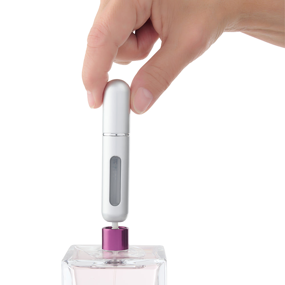 Flacon de parfum réutilisable couleur argent Eco-go