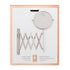 A wall-mounted and extendable Vie Art round mirror with 2 levels of magnification