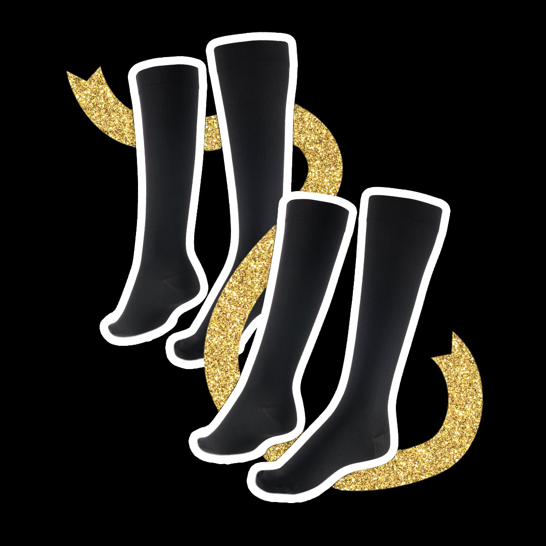 Supporo Duo Confort des Fêtes – Ensemble exclusif de 2 paires de bas de contention (16-20 mmHg)