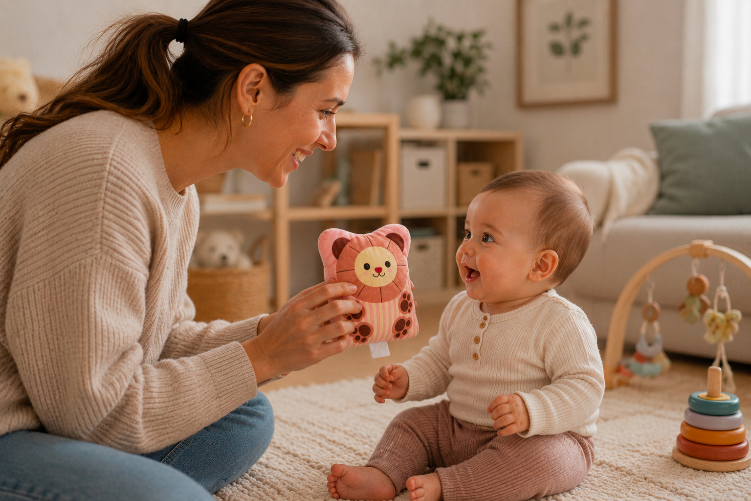 Warmy Baby™ Milo the Lion | Natural Warm Compress for Babies 0+