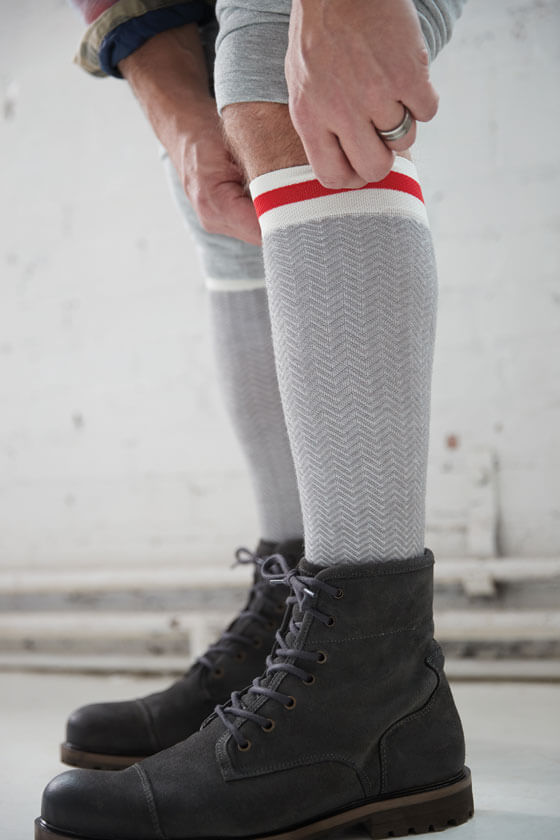 Worker Knee-High Compression Socks