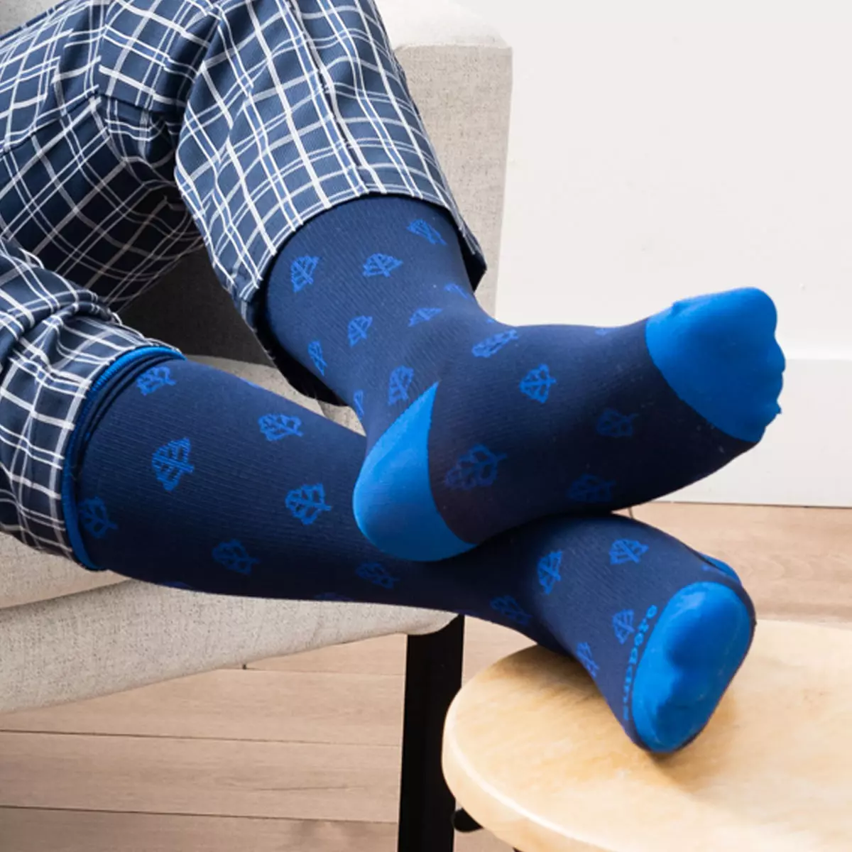 Supporo Unisex Leaves Compression Socks