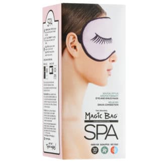 Spa chic side box picture for the pink eye mask