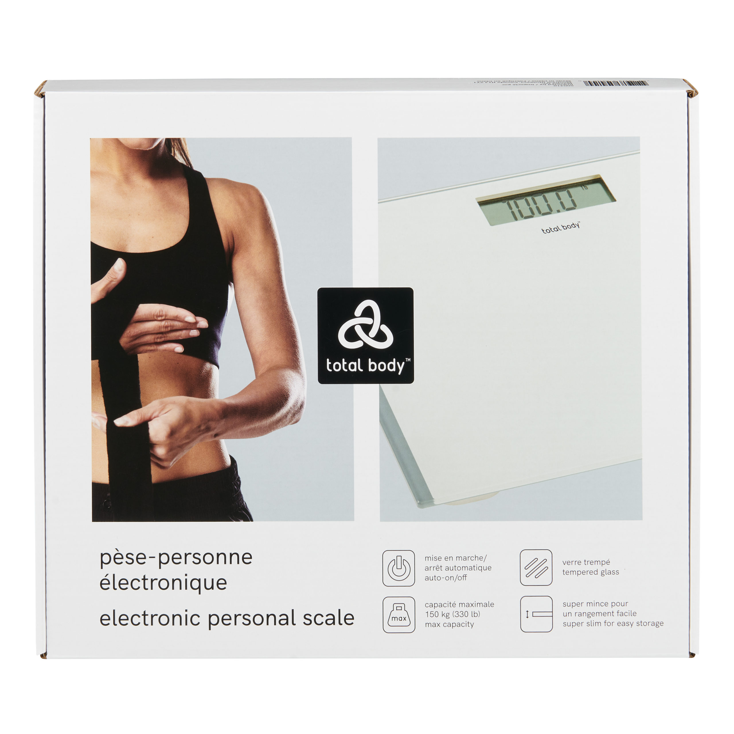 Total Body ultra thin electronic personal scale
