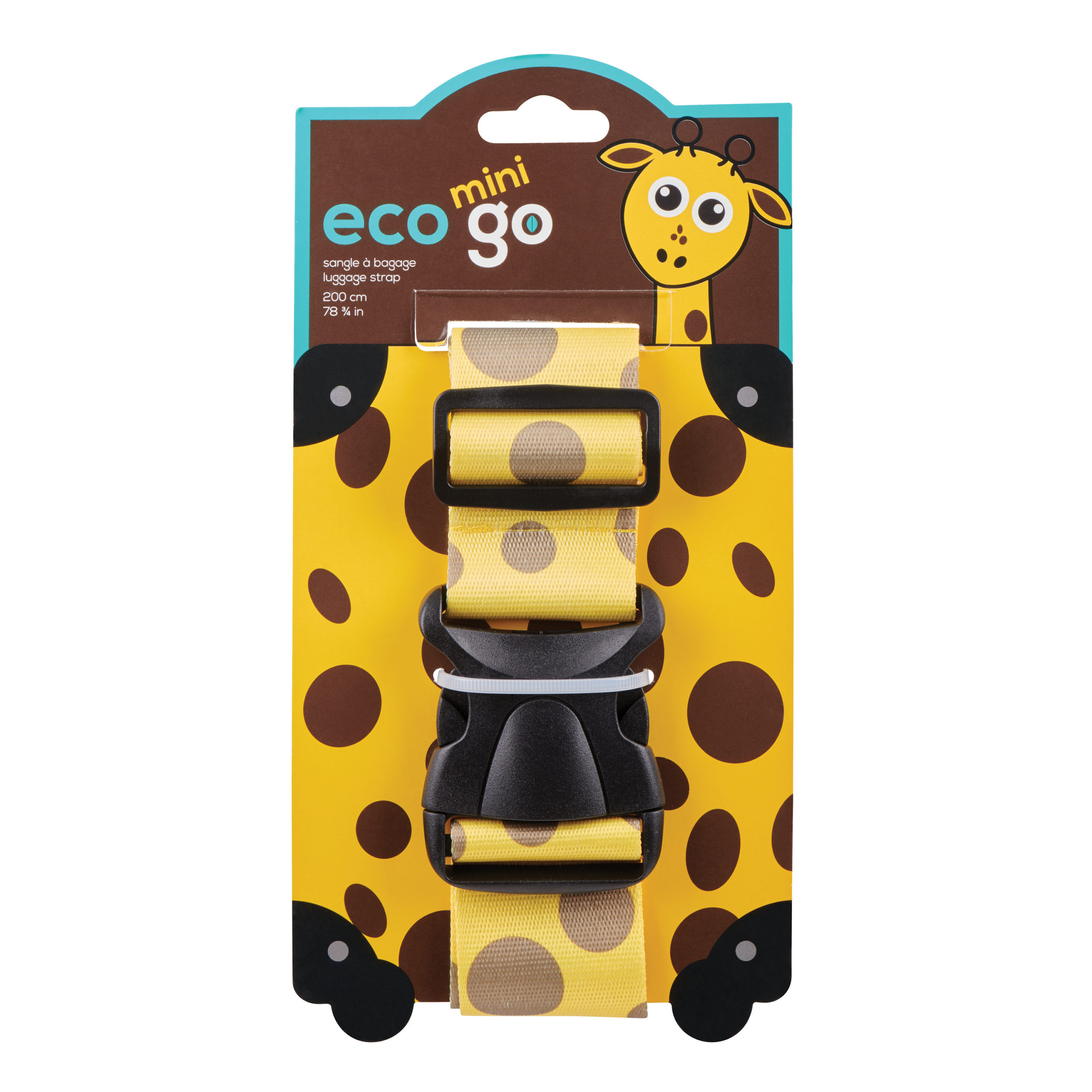 Mini luggage tag – giraffe
