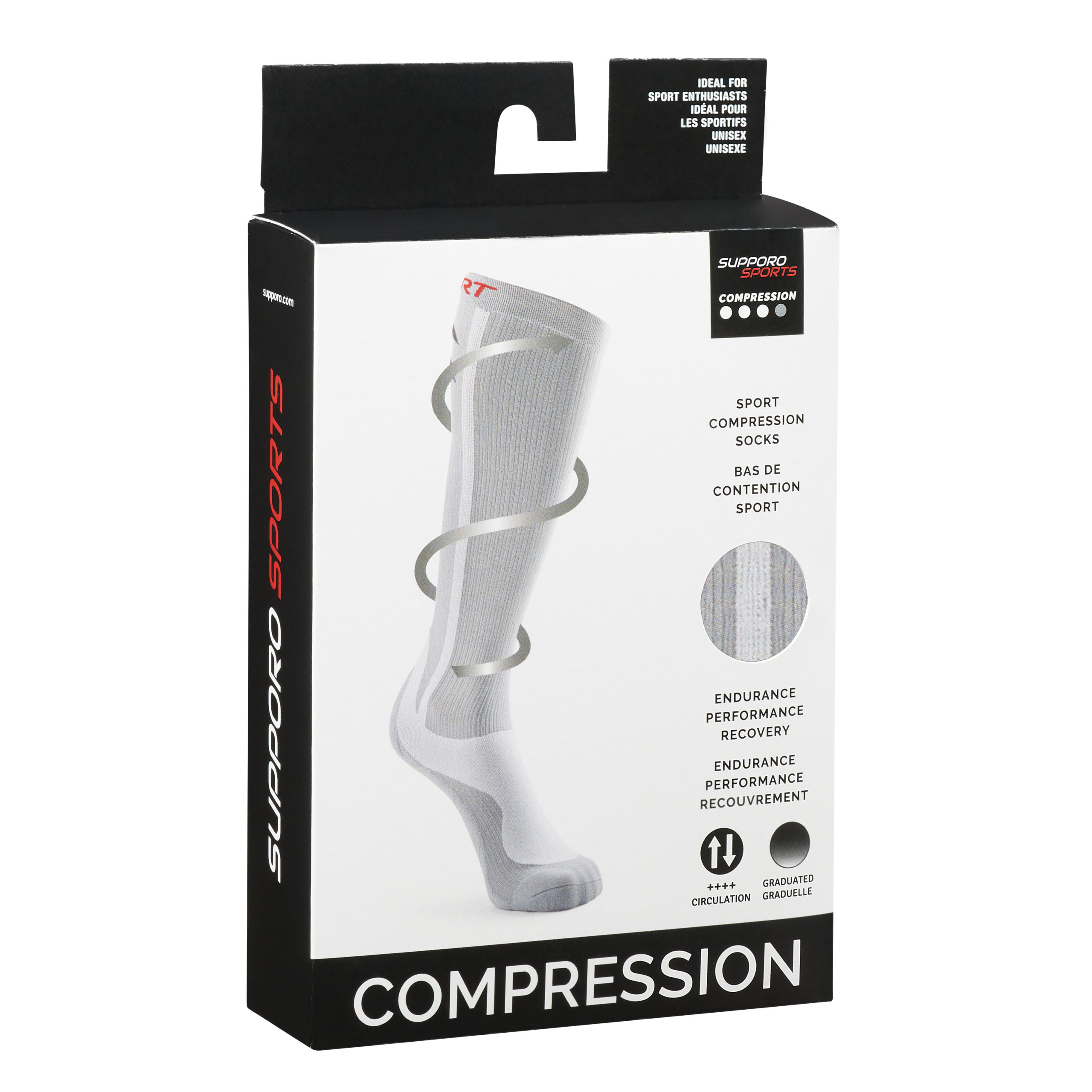 Unisex compression socks