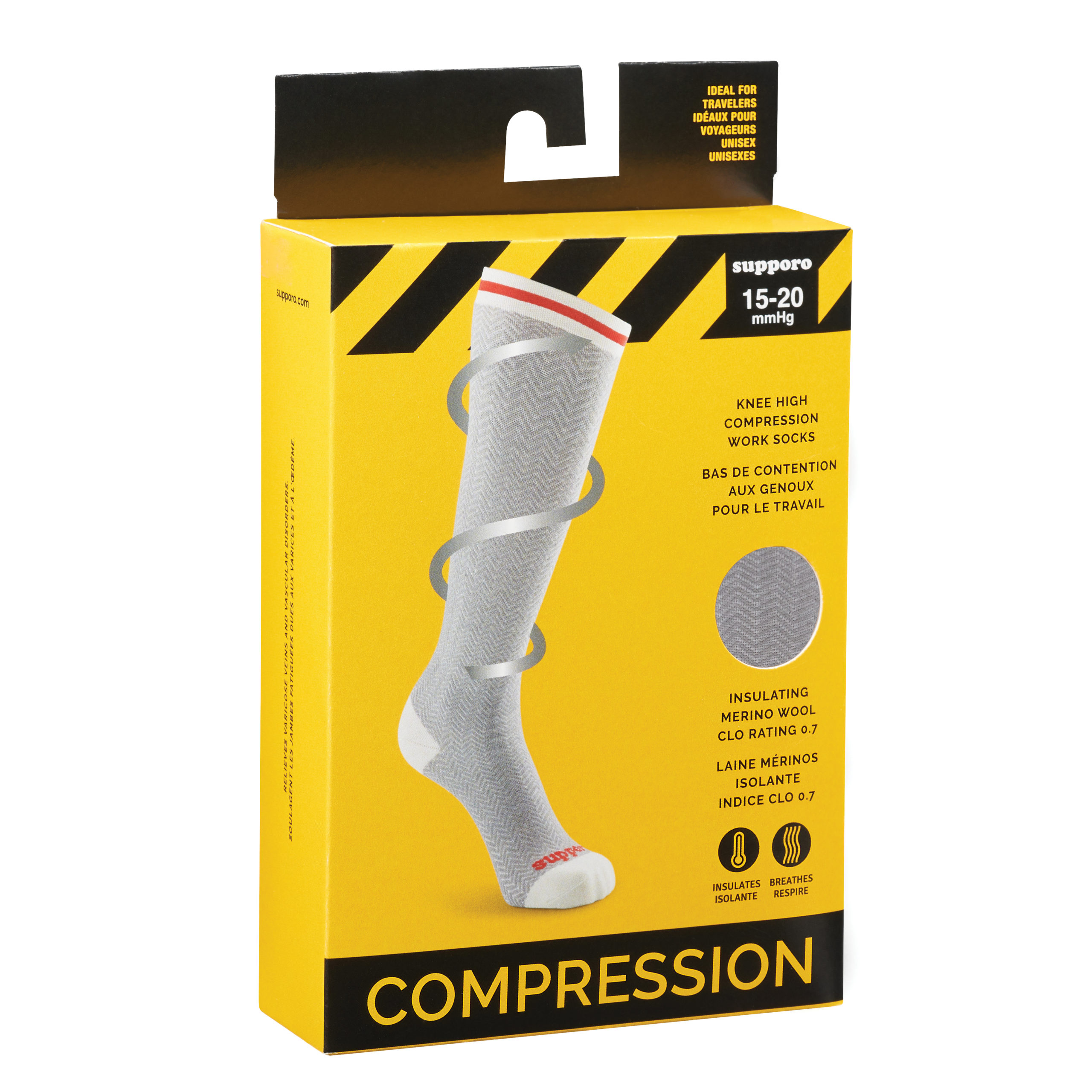Supporo Worker Knee-High Compression Socks