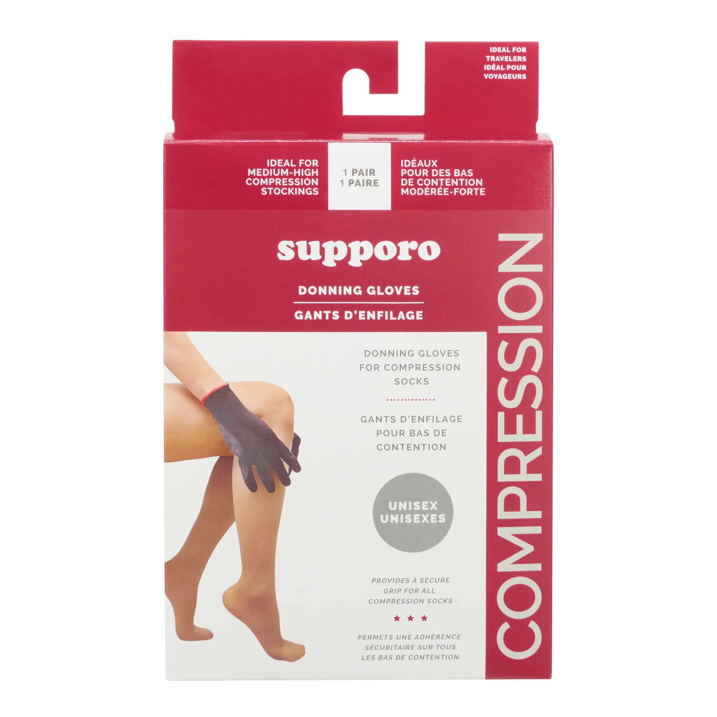 Supporo Donning Gloves for Compression Socks